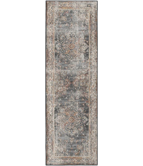 Dalyn Jericho JC6 Charcoal Area Rug 2 ft. 6 in. X 12 ft. Runner