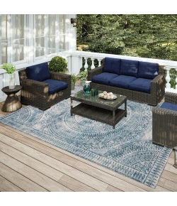 Dalyn Sedona SN7 Indigo Area Rug 8 ft. X 10 ft. Rectangle
