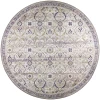 Dalyn Jericho JC1 Oyster Area Rug 6 ft. X 6 ft. Round