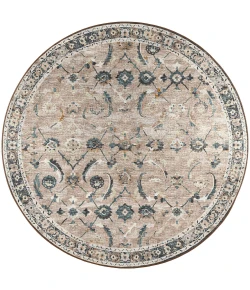 Dalyn Jericho JC4 Taupe Area Rug 6 ft. X 6 ft. Round