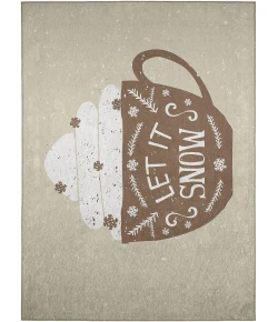 Dalyn Wonderland WN7 Beige Area Rug 5 ft. X 7 ft. 6 in. Rectangle