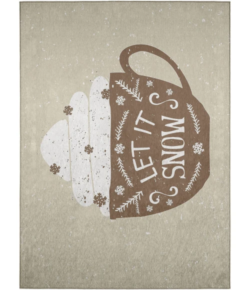 Dalyn Wonderland WN7 Beige Area Rug 5 ft. X 7 ft. 6 in. Rectangle