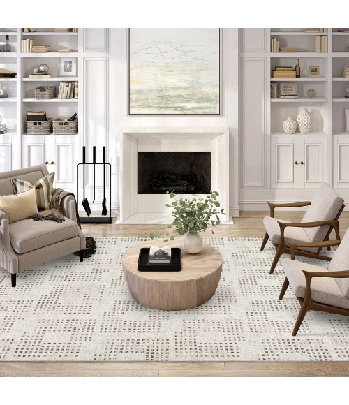 Dalyn Delano DA1 Ivory Area Rug 3 ft. X 5 ft. Rectangle