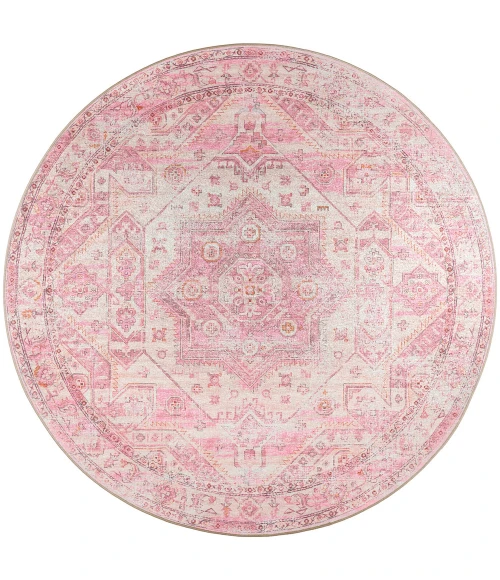 Dalyn Jericho JC5 Rose Area Rug 10 ft. X 10 ft. Round