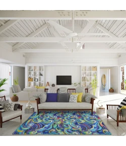 Dalyn Seabreeze SZ14 Indigo Area Rug 5 ft. X 7 ft. 6 in. Rectangle