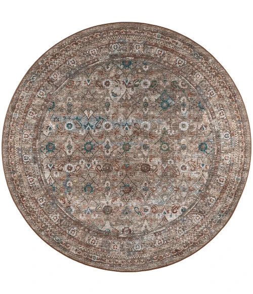 Dalyn Jericho JC7 Latte Area Rug 4 ft. X 4 ft. Round