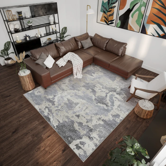 Dalyn Camberly CM2 Graphite Area Rug 3 ft. X 5 ft. Rectangle