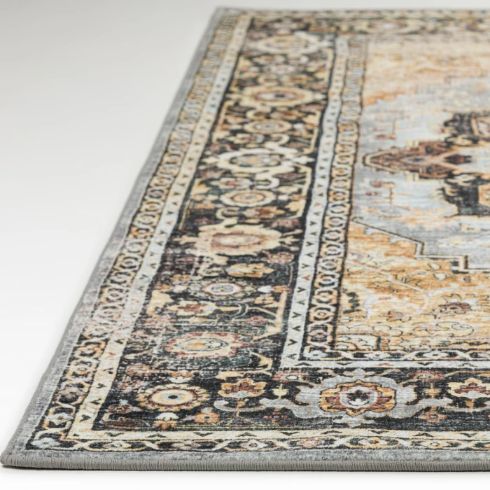 Dalyn Jericho JC2 Pewter Area Rug 8 ft. X 8 ft. Round