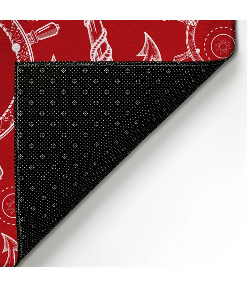 Dalyn Harbor HA9 Red Area Rug 8 ft. X 8 ft. Round