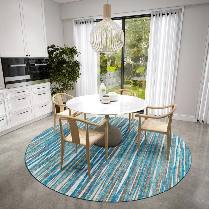 Dalyn Amador AA1 Sky Area Rug 10 ft. X 10 ft. Round