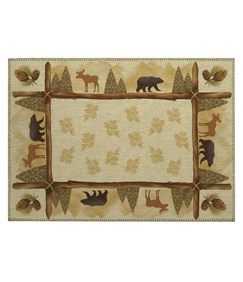 Dalyn Excursion EX2 Beige Area Rug 1 ft. 8 in. X 2 ft. 6 in. Rectangle