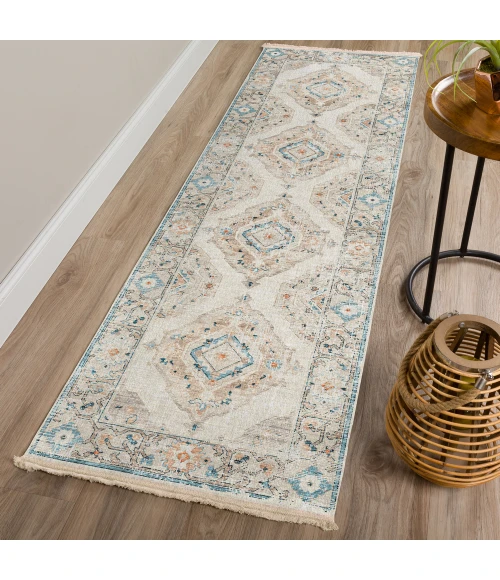 Dalyn Marbella MB1 Ivory Area Rug 2 ft. 3 in. X 12 ft. Runner