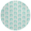 Dalyn Seabreeze SZ15 Teal Area Rug 8 ft. X 8 ft. Round