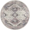Dalyn Jericho JC9 Pearl Area Rug 6 ft. X 6 ft. Round