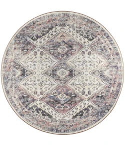 Dalyn Jericho JC9 Pearl Area Rug 4 ft. X 4 ft. Round