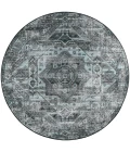 Dalyn Jericho JC5 Steel Area Rug 10 ft. X 10 ft. Round