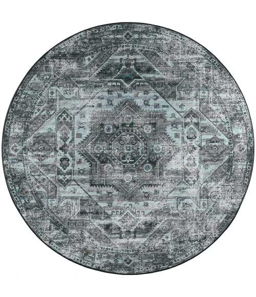 Dalyn Jericho JC5 Steel Area Rug 10 ft. X 10 ft. Round