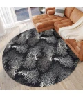 Dalyn Seabreeze SZ3 Black Area Rug 8 ft. X 8 ft. Round