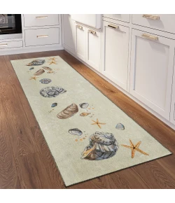 Dalyn Seabreeze SZ9 Ivory Area Rug 2 ft. 3 in. X 7 ft. 6 in. Runner