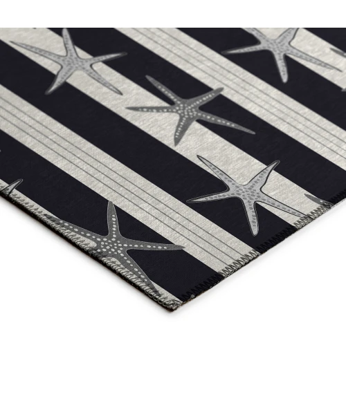 Dalyn Seabreeze SZ12 Black Area Rug 5 ft. X 7 ft. 6 in. Rectangle