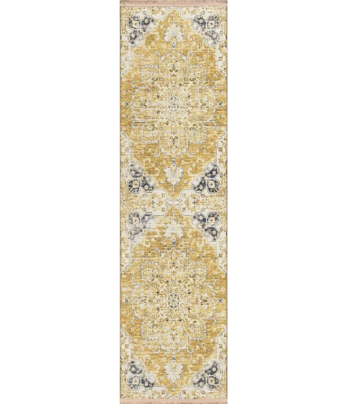 Dalyn Marbella MB3 Gold Area Rug 2 ft. 3 in. X 10 ft. Runner