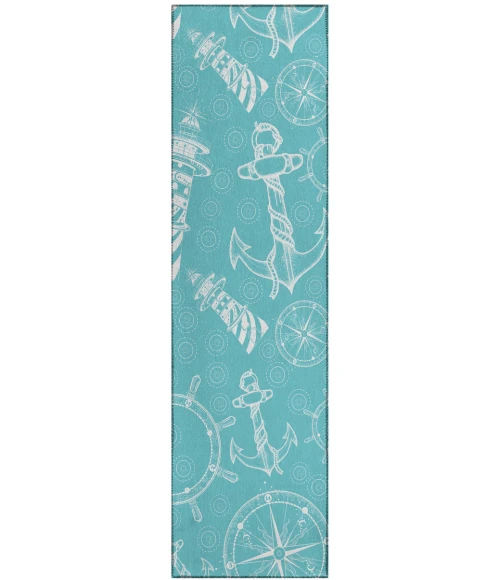 Dalyn Harbor HA9 Ocean Area Rug 2 ft. 3 in. X 7 ft. 6 in. Runner