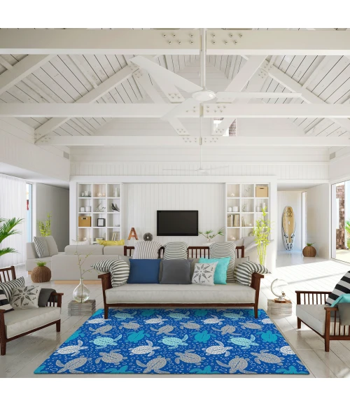 Dalyn Seabreeze SZ13 Navy Area Rug 3 ft. X 5 ft. Rectangle