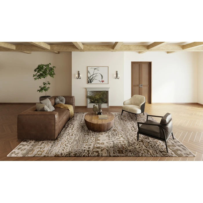 Dalyn Denizi DZ6 Mocha Area Rug 9 ft. X 13 ft. 2 in. Rectangle