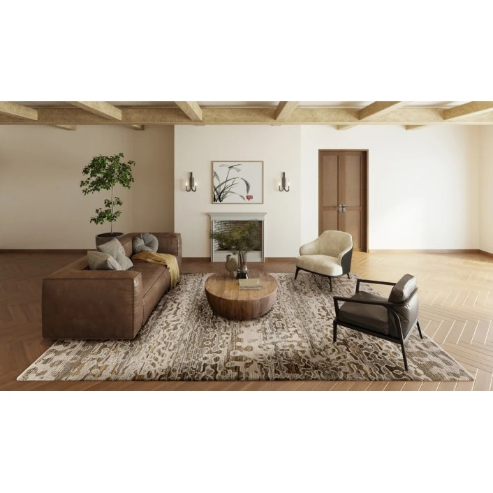 Dalyn Denizi DZ6 Mocha Area Rug 9 ft. X 13 ft. 2 in. Rectangle