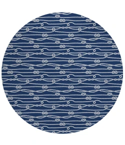 Dalyn Harbor HA7 Navy Area Rug 8 ft. X 8 ft. Round
