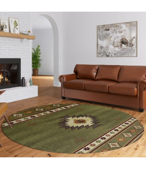 Dalyn Phoenix PH4 Cactus Area Rug 8 ft. X 8 ft. Round