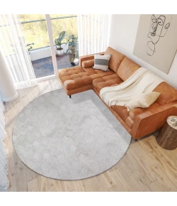 Dalyn Durango SS5 Linen Area Rug 4 ft. X 4 ft. Round