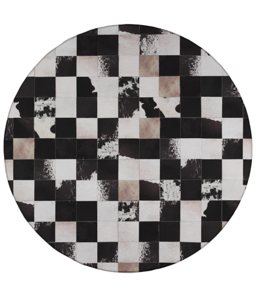 Dalyn Stetson SS10 Midnight Area Rug 4 ft. X 4 ft. Round