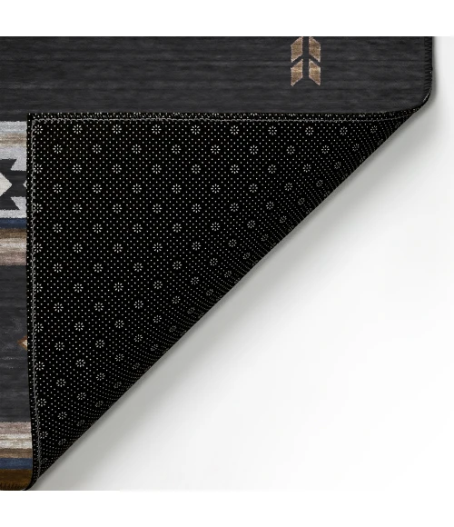 Dalyn Phoenix PH4 Black Area Rug 5 ft. X 7 ft. 6 in. Rectangle