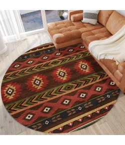 Dalyn Phoenix PH3 Chocolate Area Rug 8 ft. X 8 ft. Round