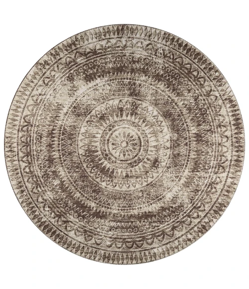 Dalyn Sedona SN7 Taupe Area Rug 4 ft. X 4 ft. Round
