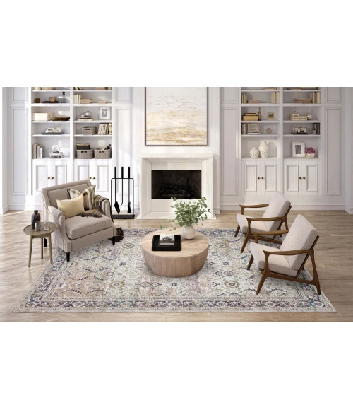 Dalyn Jericho JC1 Oyster Area Rug 2 ft. 6 in. X 8 ft. Runner