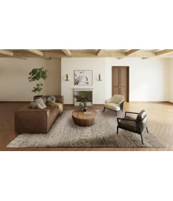 Dalyn Denizi DZ6 Silver Area Rug 9 ft. X 13 ft. 2 in. Rectangle