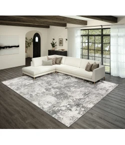 Dalyn Rhodes RR4 Grey Area Rug 7 ft. 10 in. X 10 ft. Rectangle