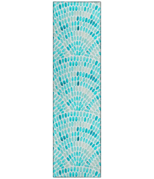 Dalyn Seabreeze SZ6 Teal Area Rug 2 ft. 3 in. X 7 ft. 6 in. Runner