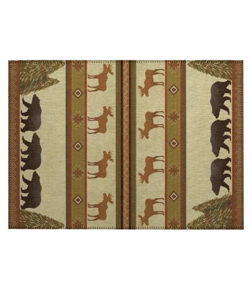 Dalyn Excursion EX1 Beige Area Rug 1 ft. 8 in. X 2 ft. 6 in. Rectangle