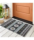 Dalyn Phoenix PH3 Black Area Rug 1 ft. 8 in. X 2 ft. 6 in. Rectangle