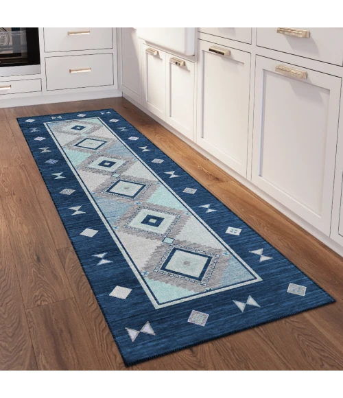 Dalyn Phoenix PH2 Denim Area Rug 2 ft. 3 in. X 7 ft. 6 in. Runner