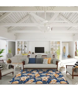 Dalyn Seabreeze SZ6 Navy Area Rug 3 ft. X 5 ft. Rectangle