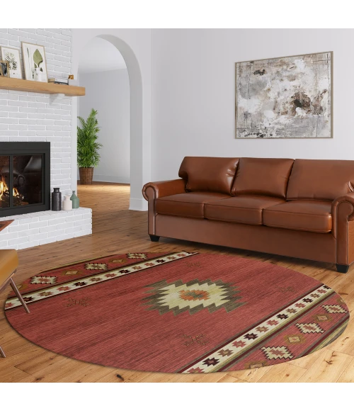 Dalyn Phoenix PH4 Paprika Area Rug 8 ft. X 8 ft. Round