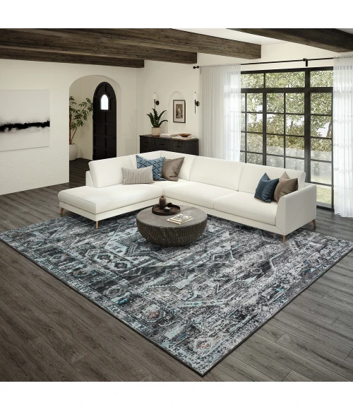 Dalyn Jericho JC5 Steel Area Rug 10 ft. X 10 ft. Round
