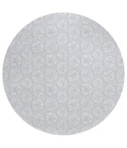 Dalyn Seabreeze SZ10 Silver Area Rug 8 ft. X 8 ft. Round