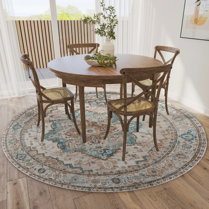 Dalyn Jericho JC2 Biscotti Area Rug 8 ft. X 8 ft. Round