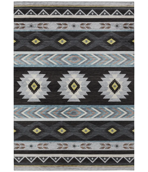 Dalyn Phoenix PH3 Black Area Rug 9 ft. X 12 ft. Rectangle