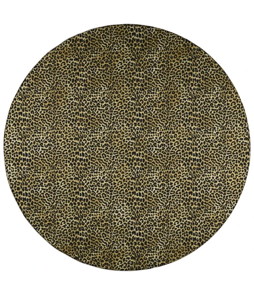 Dalyn Mali ML2 Gold Area Rug 6 ft. X 6 ft. Round